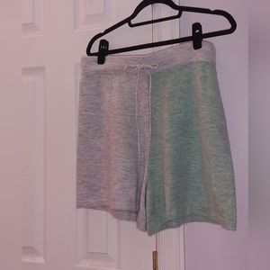 Anthropologie 2x, Green & Gray shorts